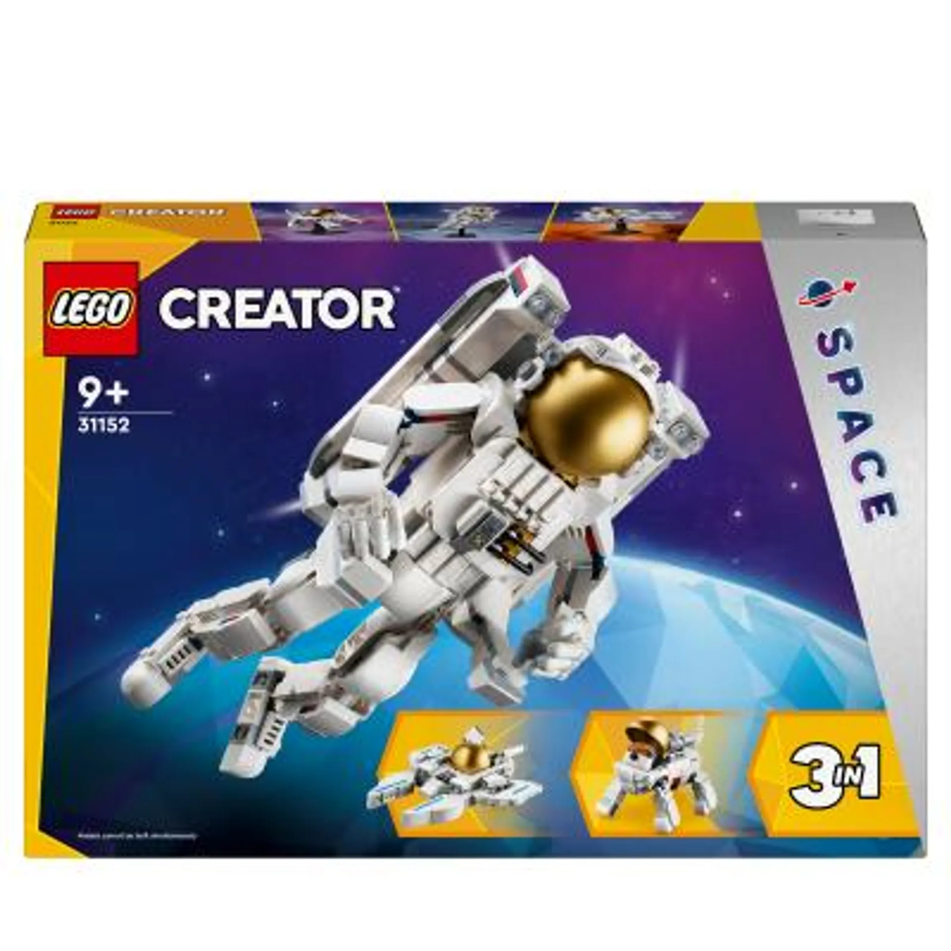 LEGO Creator Astronaut im Weltraum