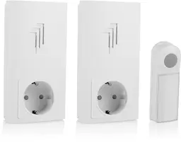 Byron Einsteck-Türklingelset Wireless Doorbell Duo Pack weiß — Bild 2