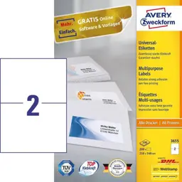 Avery Zweckform, Labels Avery 210 x 148mm, A4 — Bild 5