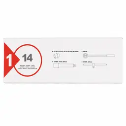 Norauto Steckschlüsselsatz 3/4" 14-tlg Ratschenkasten 22-50 mm Koffer rot — Bild 7