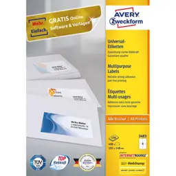 Avery Zweckform, Avery Labels 105 x 148mm, A4 — Bild 4