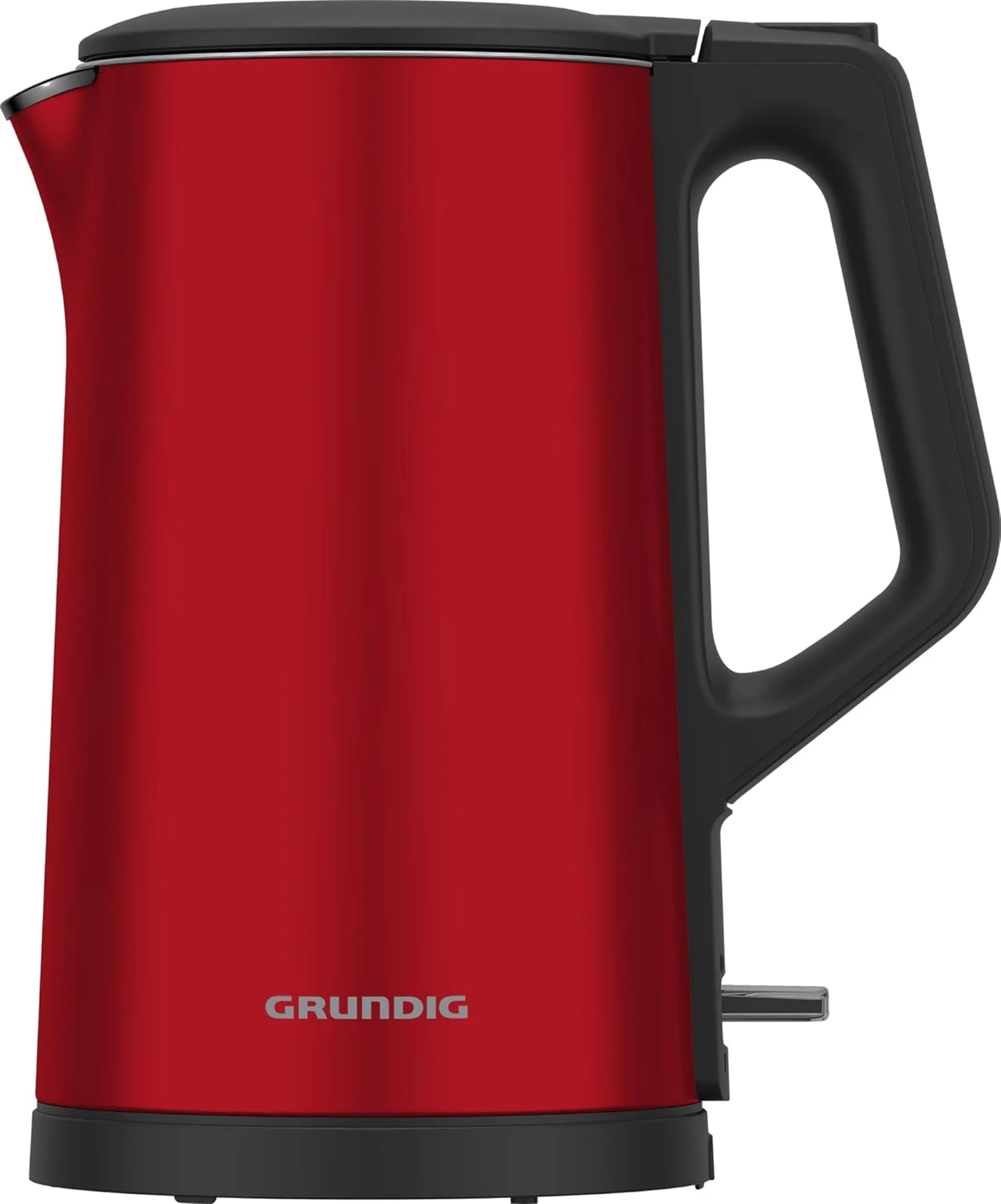 GRUNDIG WK 8340 Wasserkocher 1,5 l, 2.150W, Cool-Touch-Doppelwand, Edelstahl-Heizelement