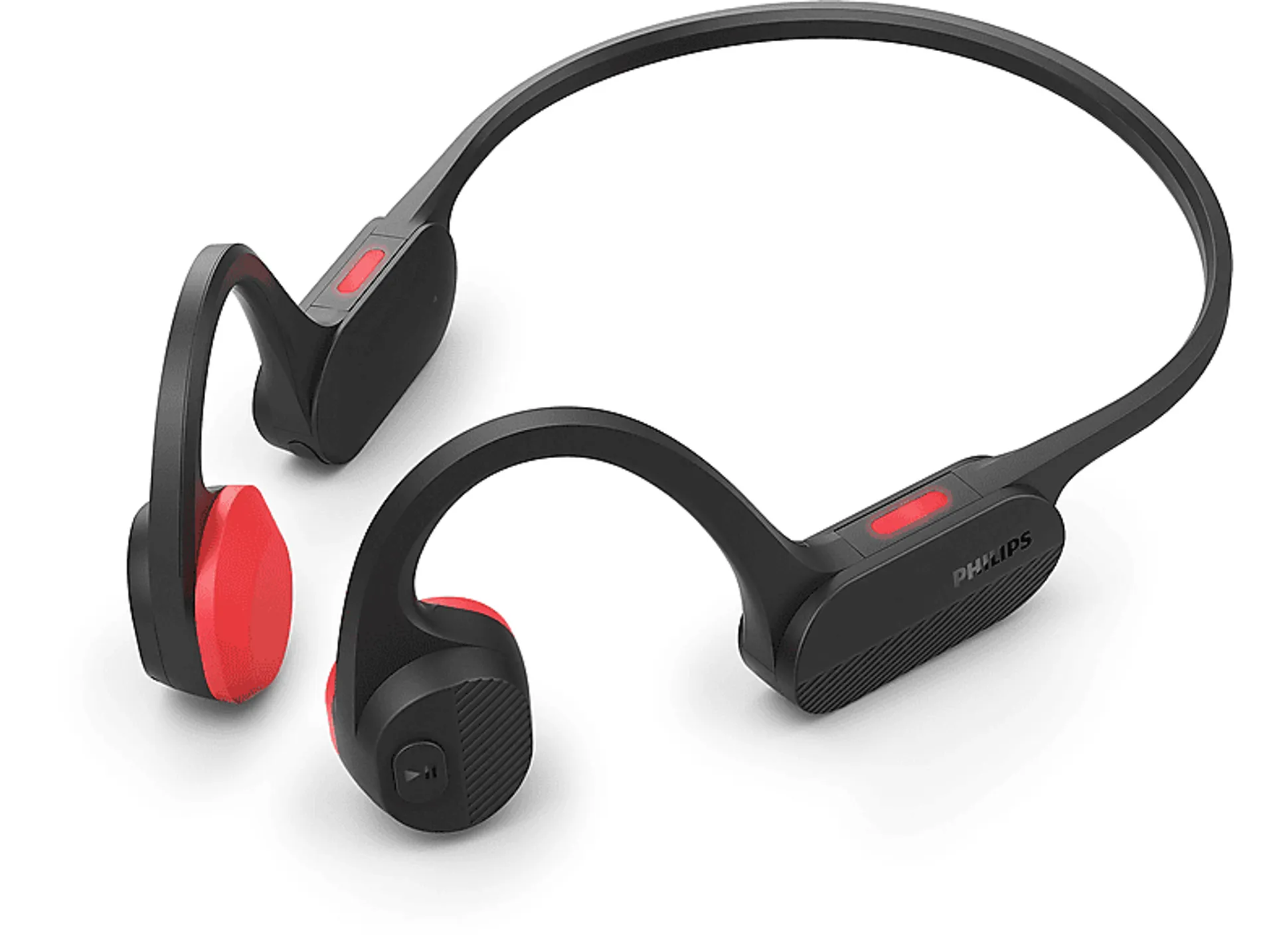 Philips TAA5608BK/00 Headset Knochenschall Sport Kopfhörer Bluetooth Open-Ear