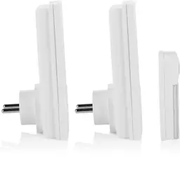 Byron Einsteck-Türklingelset Wireless Doorbell Duo Pack weiß — Bild 3