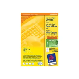 Avery Zweckform, Labels Avery 105 x 42,3mm, A4 — Bild 5