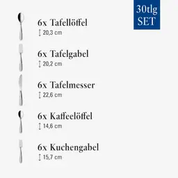 Villeroy & Boch Garden Besteckset 30tlg. Tafelbesteck 6 Personen Edelstahl — Bild 2