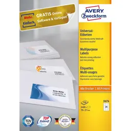 Avery Zweckform Labels Avery 70 x 37mm — Bild 5