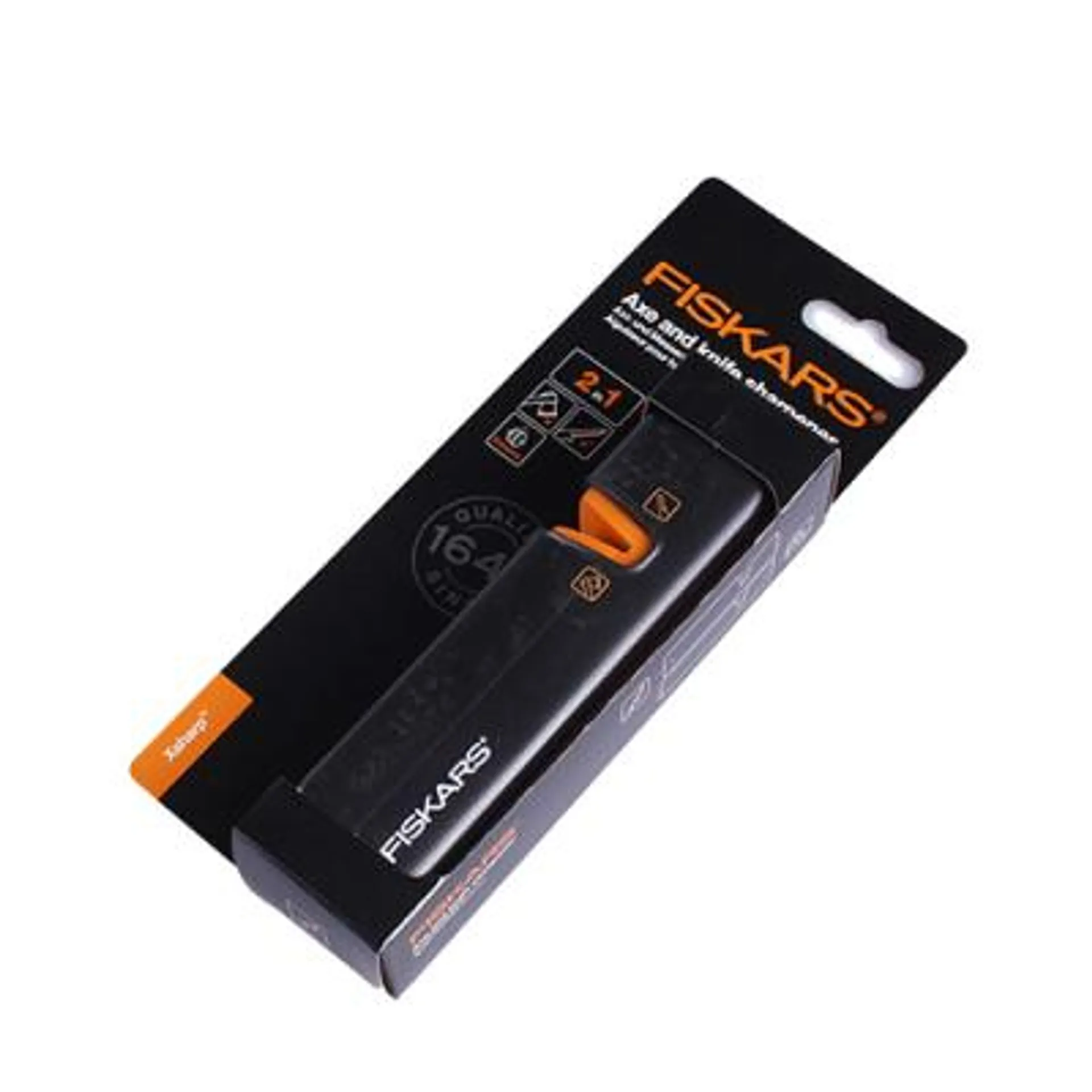 Fiskars Xsharp Axe Knife Sharpener 16,5cm Schwarz