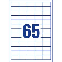 Avery Zweckform, Labels Avery 38 x 21,2mm, A4 — Bild 5