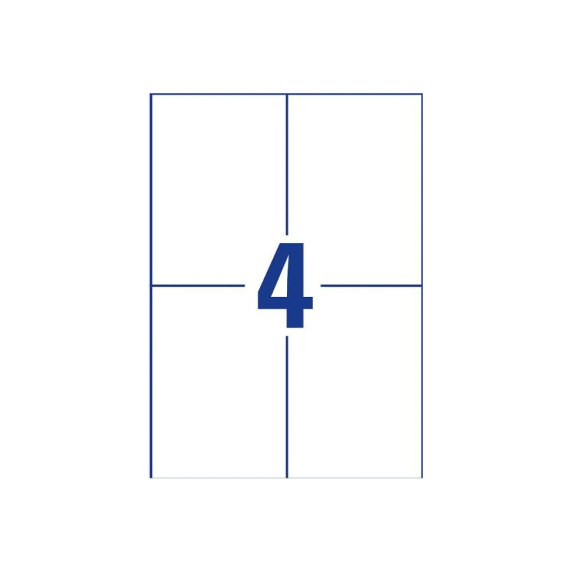 Avery Zweckform, Avery Labels 105 x 148mm, A4