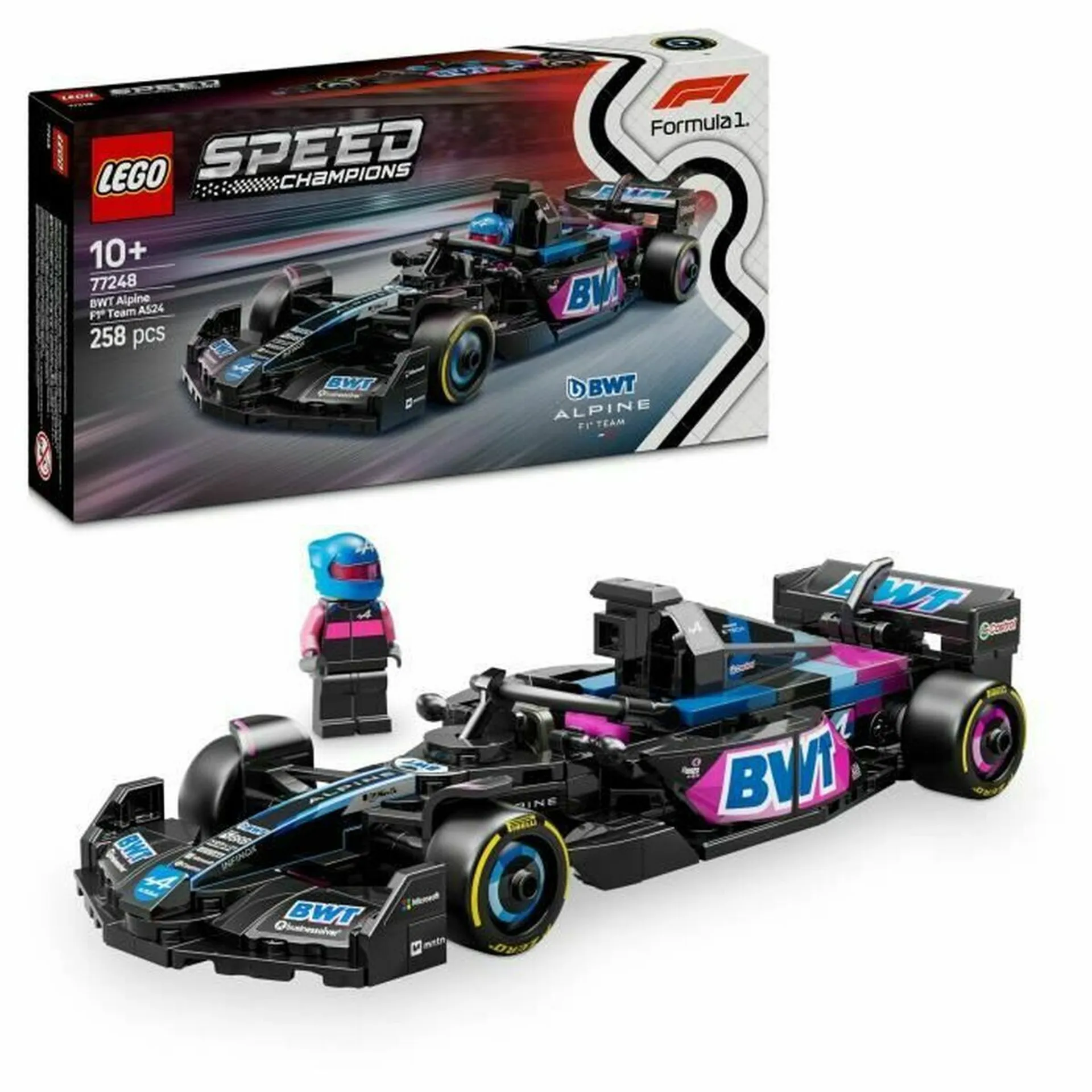 Konstruktionsspiel Lego 77248 BWT Alpine Team A524 258 Stücke