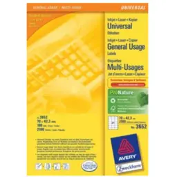 Avery Zweckform, Labels Avery 70 x 42,3mm, A4 — Bild 3